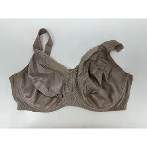 Womens Bra Size 42DD Brown Underwired Style 4422